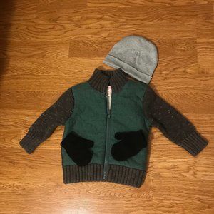 Cat & Jack Mock Neck Full Zip Jacket